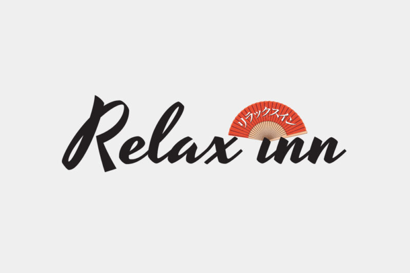 logo for ‘Relax Inn’ Japan